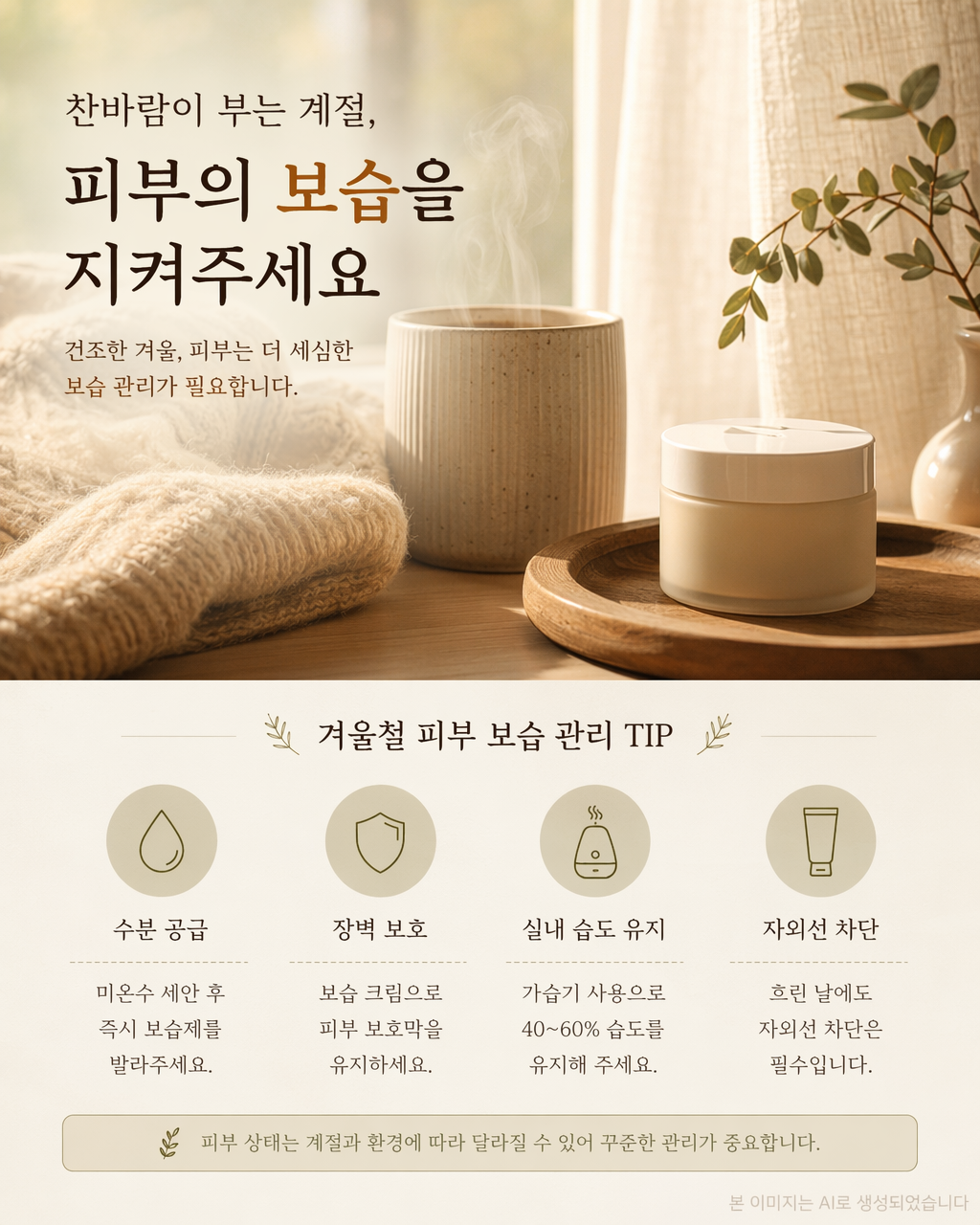 피부 보습 카드뉴스 시안